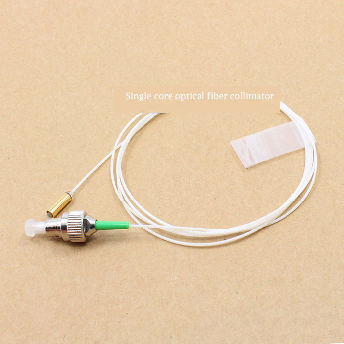 Single Core Optical Fiber Collimator Gold Plated Tube C-Lens APC Connector - Click Image to Close